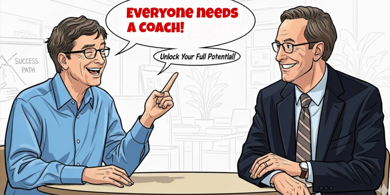 Warum Bill Gates und Eric Schmidt einen Coach brauchen