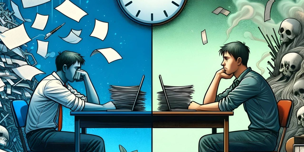 Burnout oder Boreout? Beides ein no go für Körper und Seele