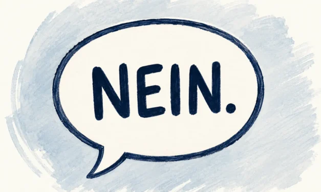 „Nein“ ist kein Satz. Es ist eine Haltung.